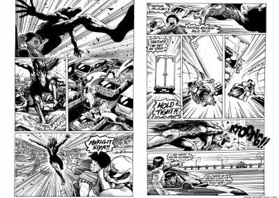 The Mythology Class by Arnold Arre - Tikbalang on the Highway